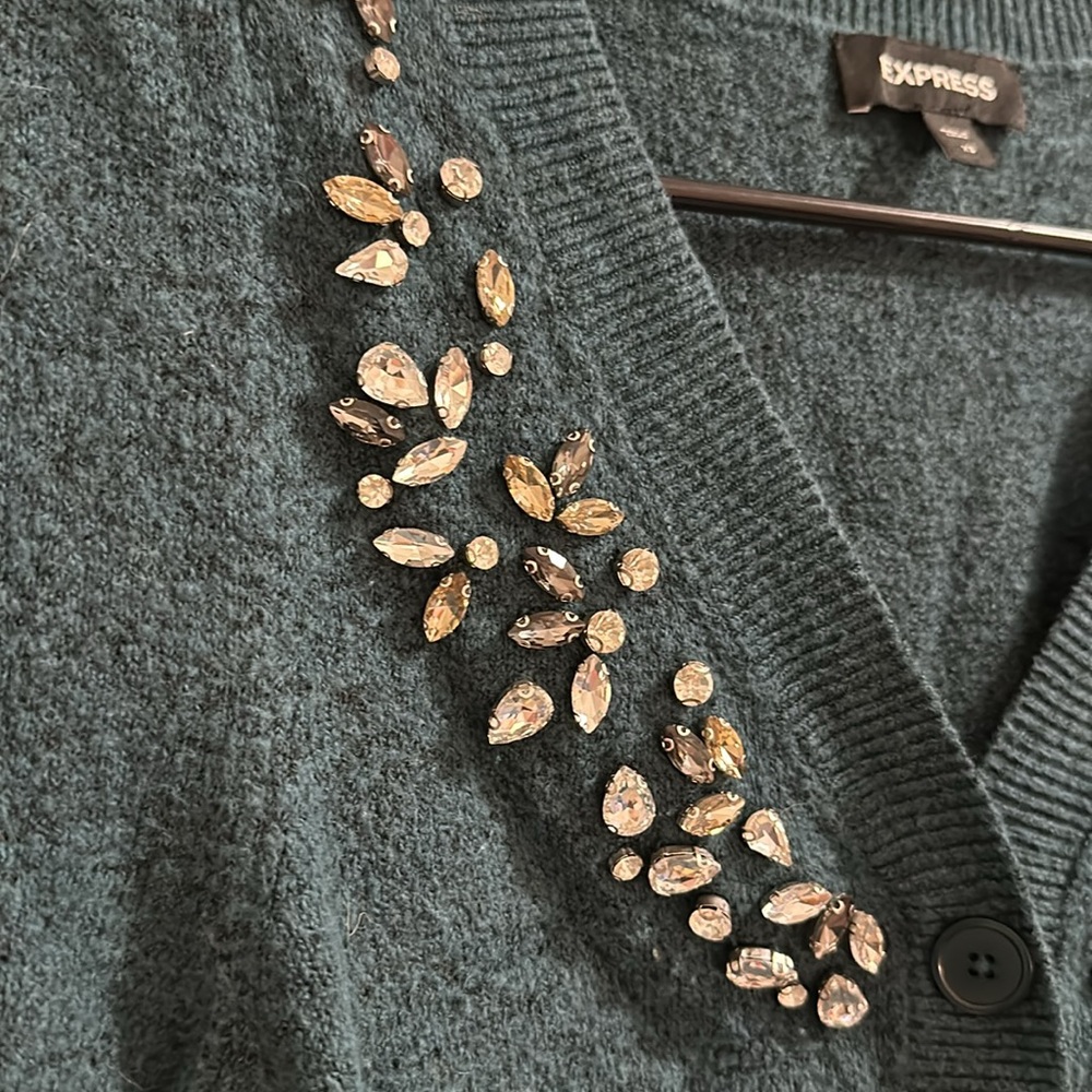 Express Rhinestone Embellished Sweater - Picture 3 of 5